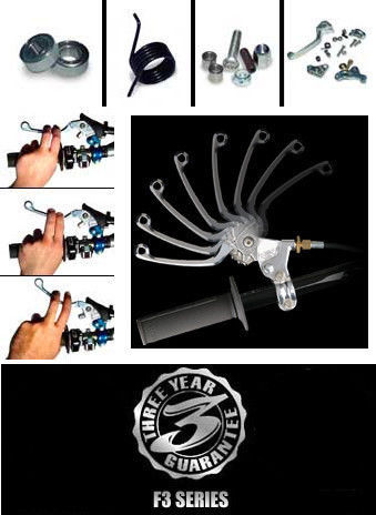 Aprilia RS660 2021-2024 Tuono 660 2021-2024 ASV F3 Lever Set Black Short