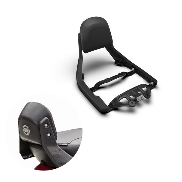 Royal Enfield Super Meteor 650 Black Passenger Backrest with Pad Universal Fit
