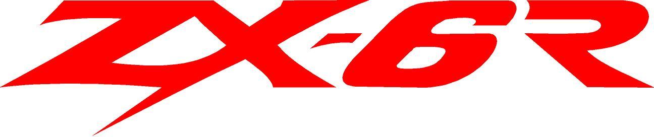 #196 (2) 8.5″ Kawasaki K Decal Sticker Gloss Red Vinyl Racing ZX6 ZX6R