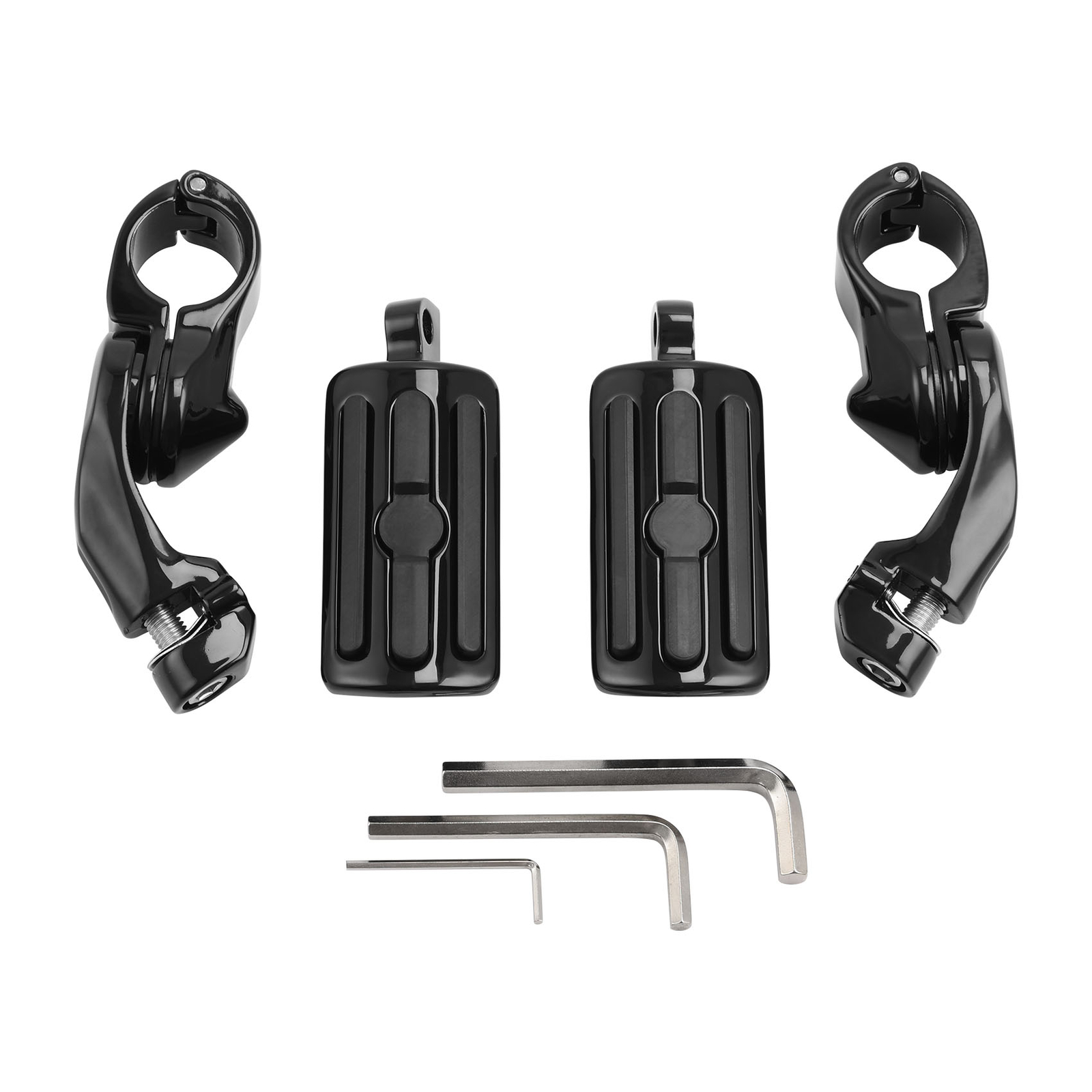 1.25″ 1 1/4″ Highway Foot Pegs Fit For Harley Touring Road King Street Glide US