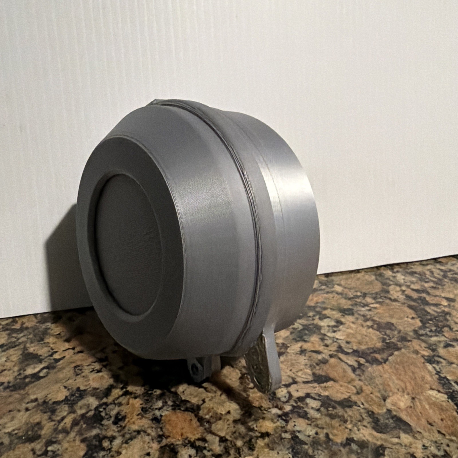 Suzuki FA50SHUTTLE Air Box 3D Printed From Silver and Black PETG Filament .