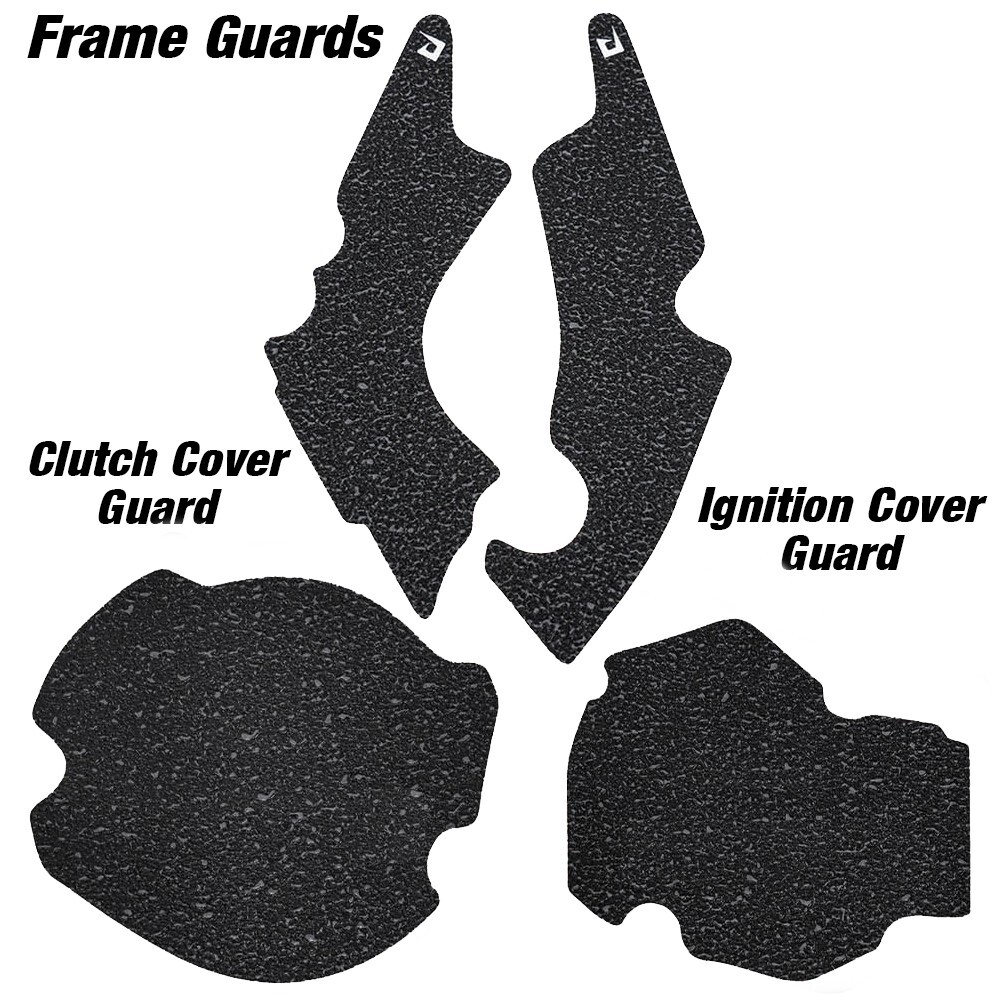 Black Engine & Frame Guards 2005-2017 Honda CRF450X Cover Grip Tape CRF 450X