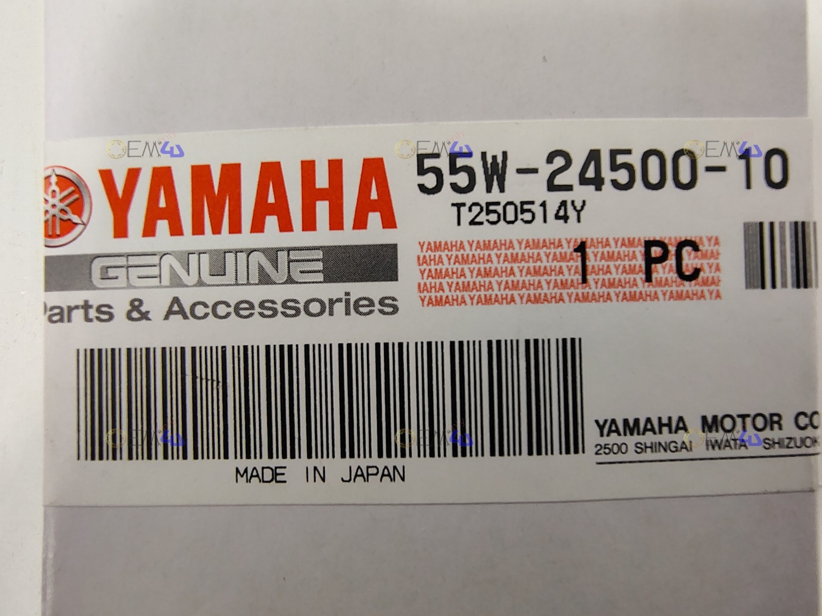 Yamaha OEM Petcock Fuel Gas Valve Blaster Breeze Grizzly YFM YSF 55W-24500-10-00