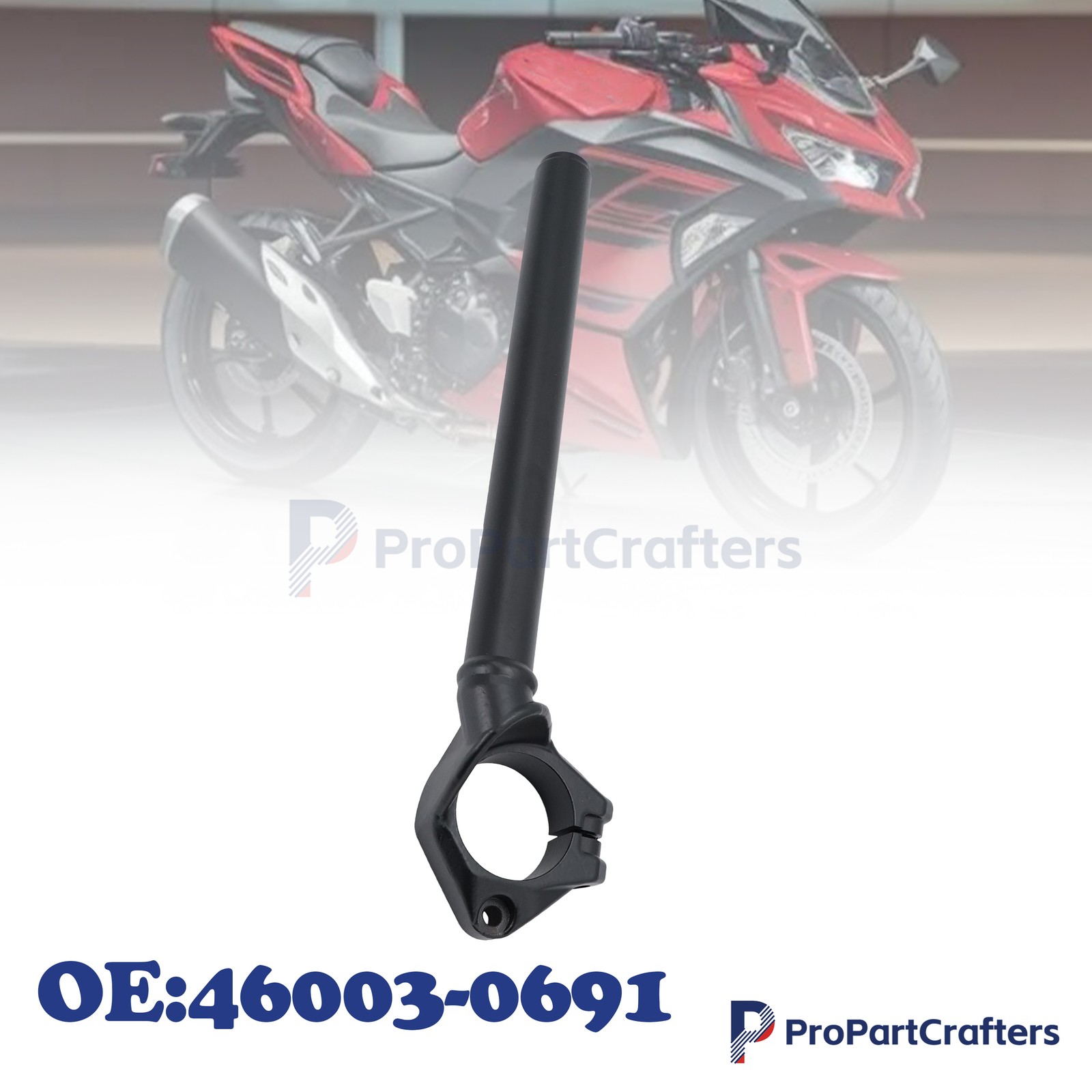 46003-0691 For Kawasaki Ninja 400 500 2018-2025 Right Side Handle On Fork Tube