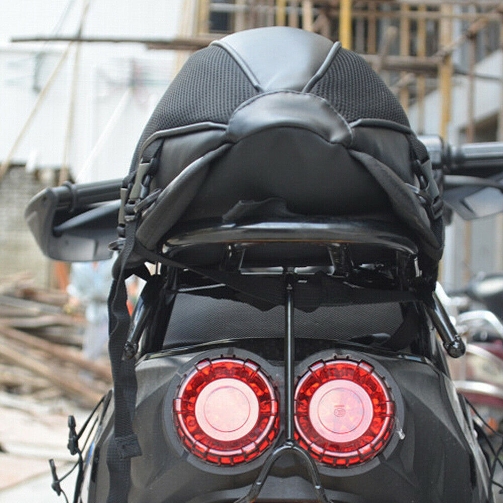 Motorcycle Tail Bag Rear Seat Luggage Storage Backpack Shoulder Bag