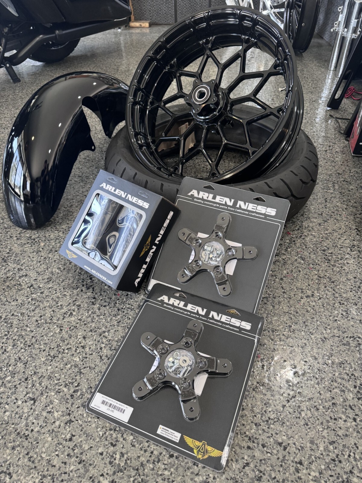Harley Davidson Front Fat Tire Kit Arlen Ness Pirelli New Kit Best Price 14-23