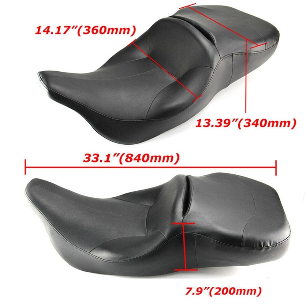 1997-2007 For Harley Electra Glide FLHT FLHTC FLHTI Smooth Driver Passenger Seat