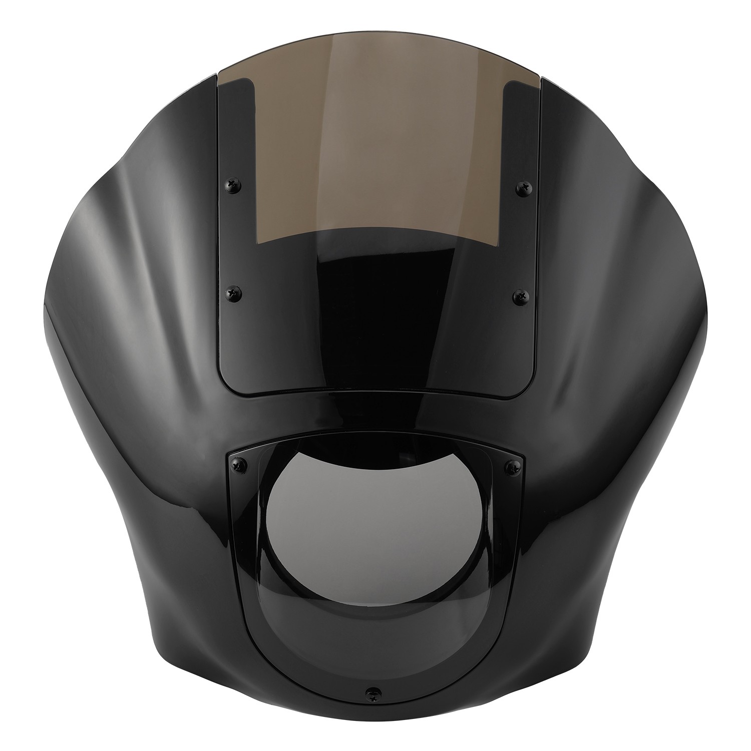 Quarter Headlight Fairing Windshield w/ 49mm Fork Clamp Fit For Harley Dyna 06+