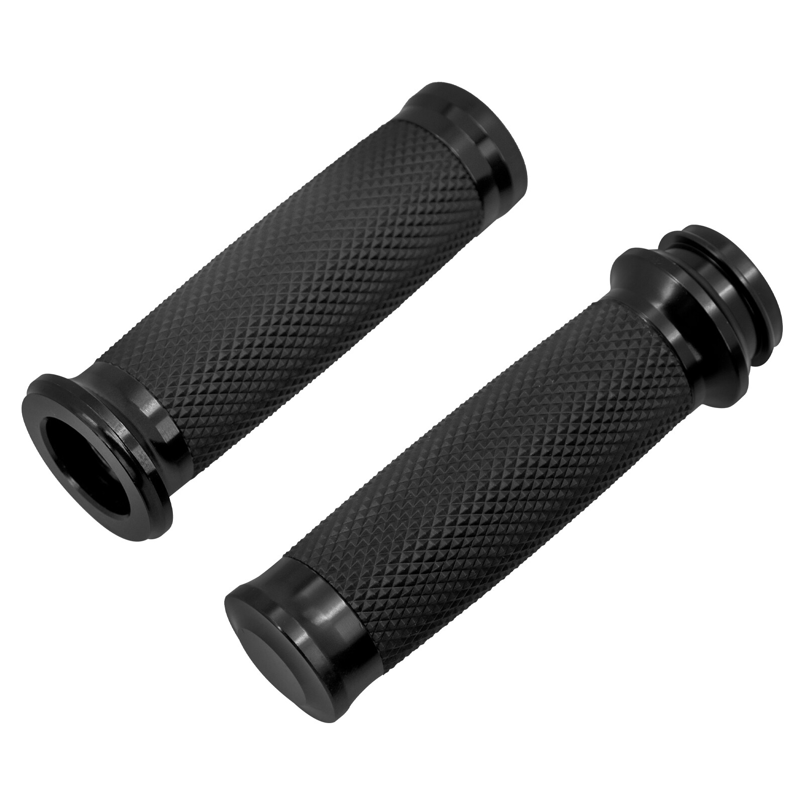 1″ CNC Hand Grips Electronic Throttle Fit For Touring 08-up Softail 2016-up Dyna