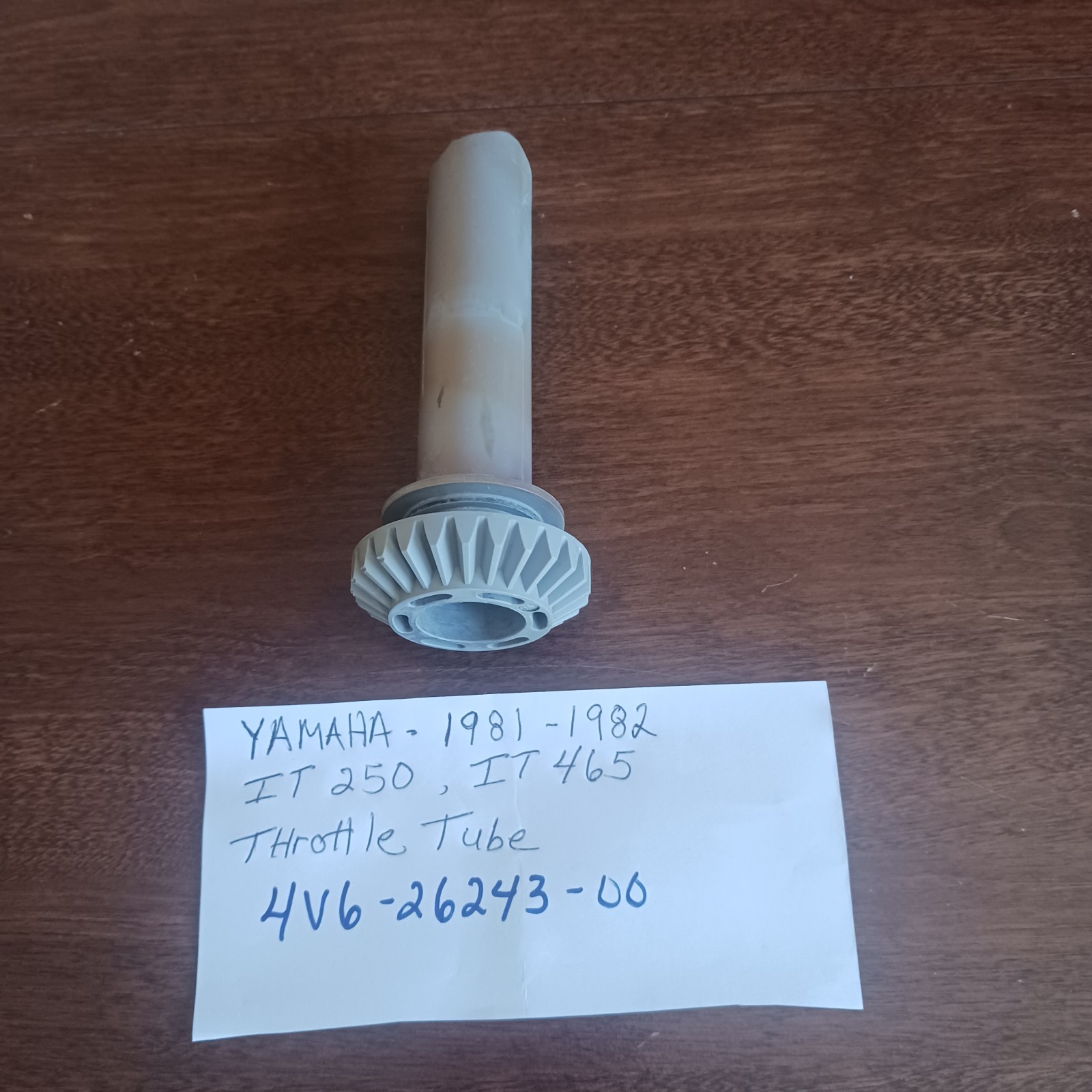 YAMAHA 1981 1982 YZ IT 125 175 250 465 490 THROTTLE TUBE 4V6-26243-00 AHRMA VMX