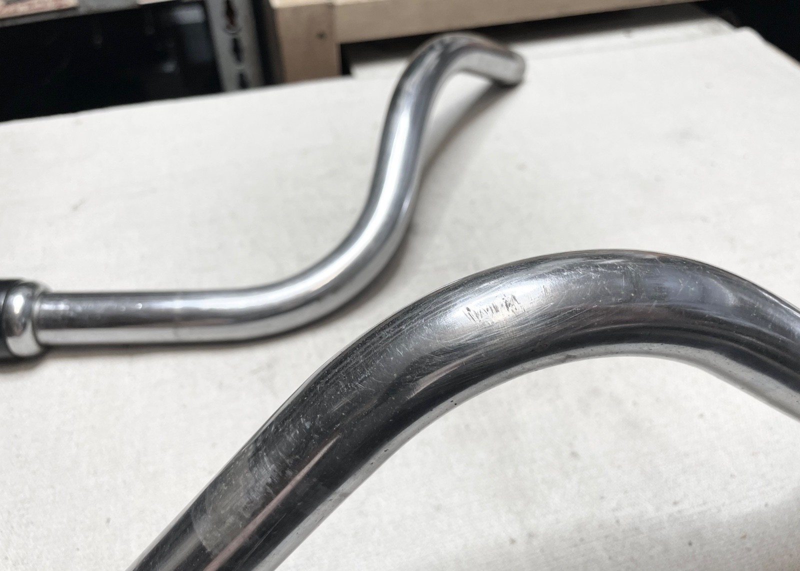 Harley FL Shovelhead Glide Split Handlebars, Internal Throttle (OEM, 1972-E74)