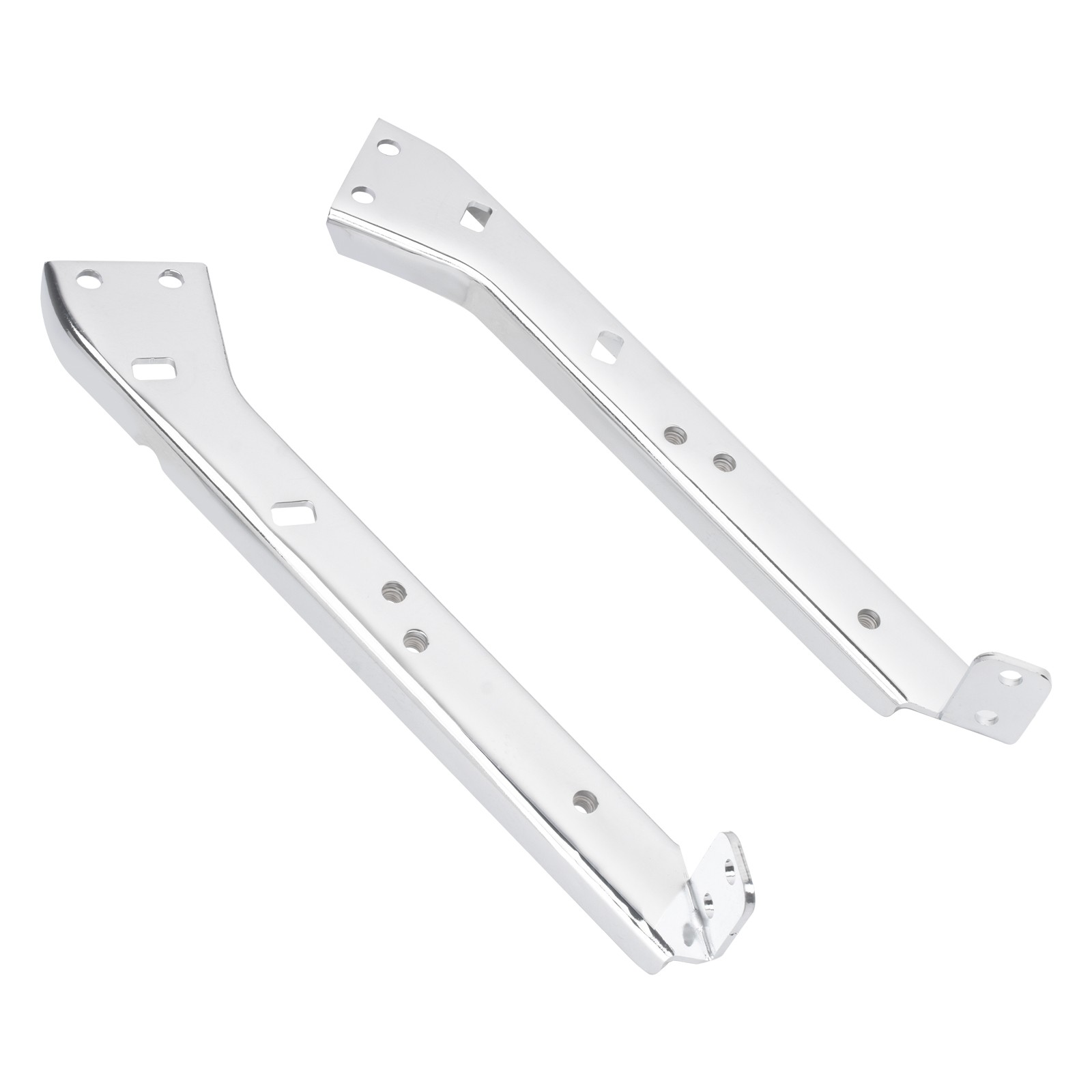 Chrome Saddlebag Rail Support Bracket Fits For Harley Touring Road Glide 85-08