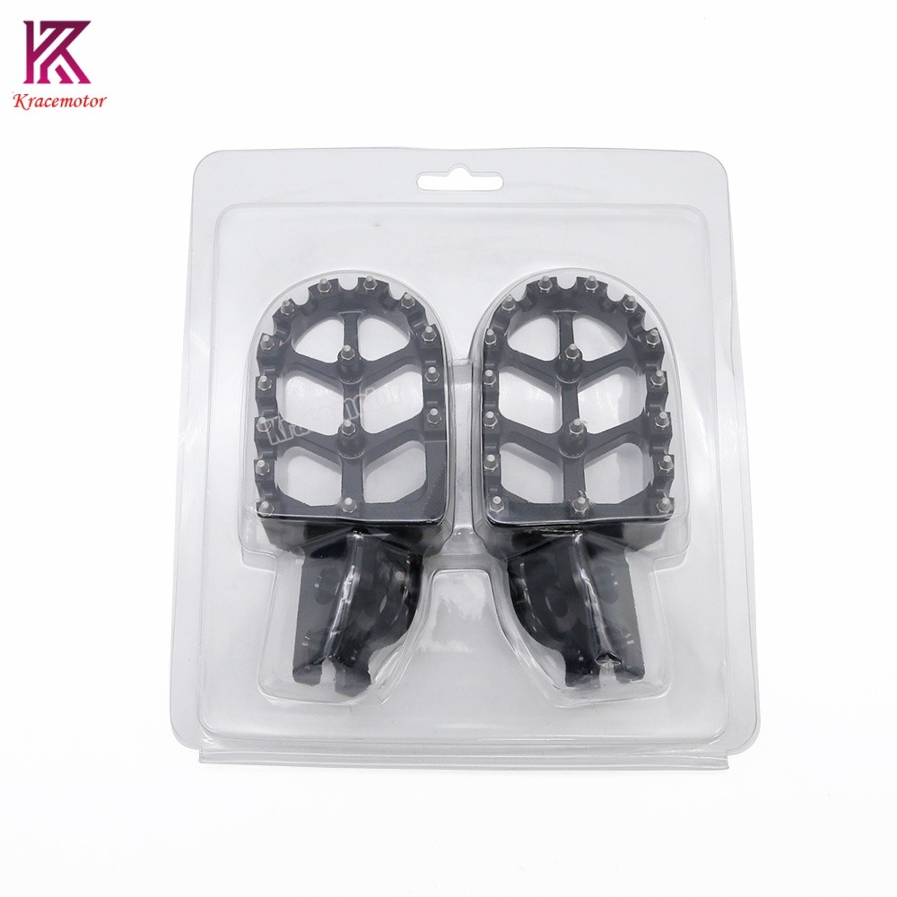 For Kawasaki KX250 2005-2008 KX250F KX450F 2007-2022 Footpeg Footrest Pedals CNC