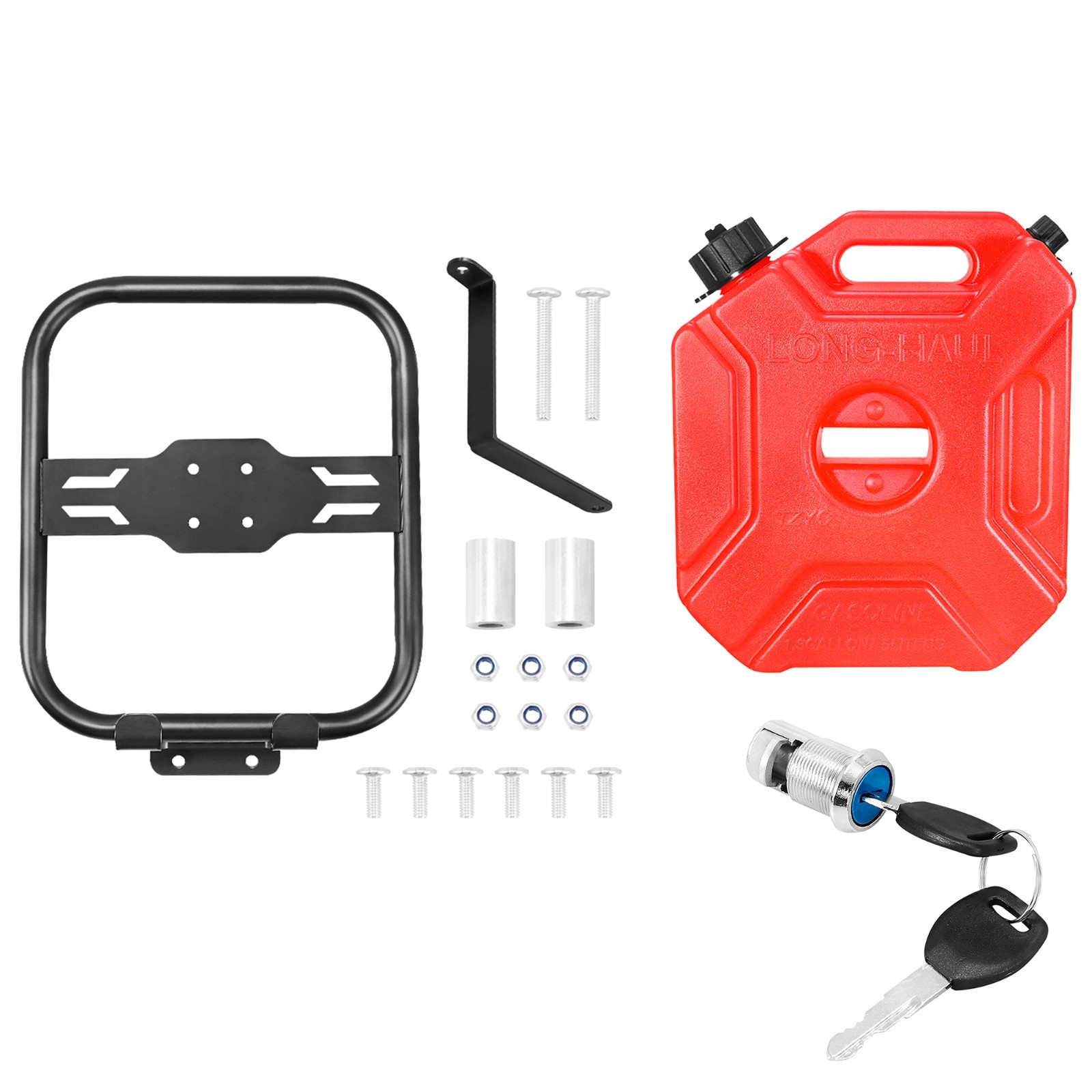 Motorcycle Side Rack + Fuel Tank 5L For Honda CT125 Trail 125 Hunter Cub 2020-24