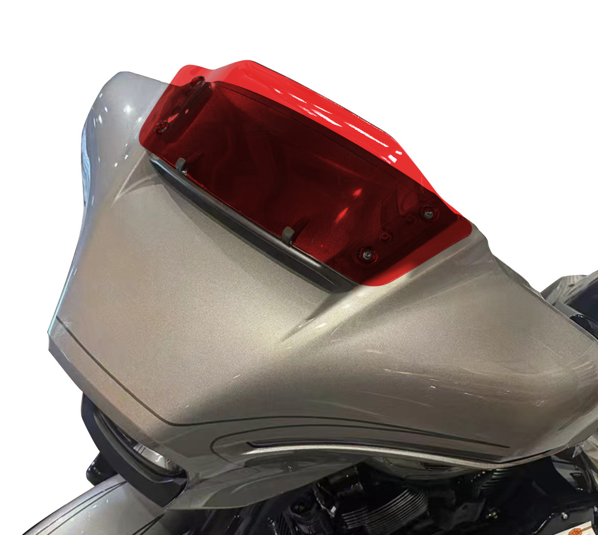 8.0″ Wine Red Windshield for Harley 2023-2025 FLHXSE, 2024-25 Street Glide FLHX