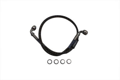 Stainless Steel 24-3/8 inch Rear Brake Hose for Harley-Davidson