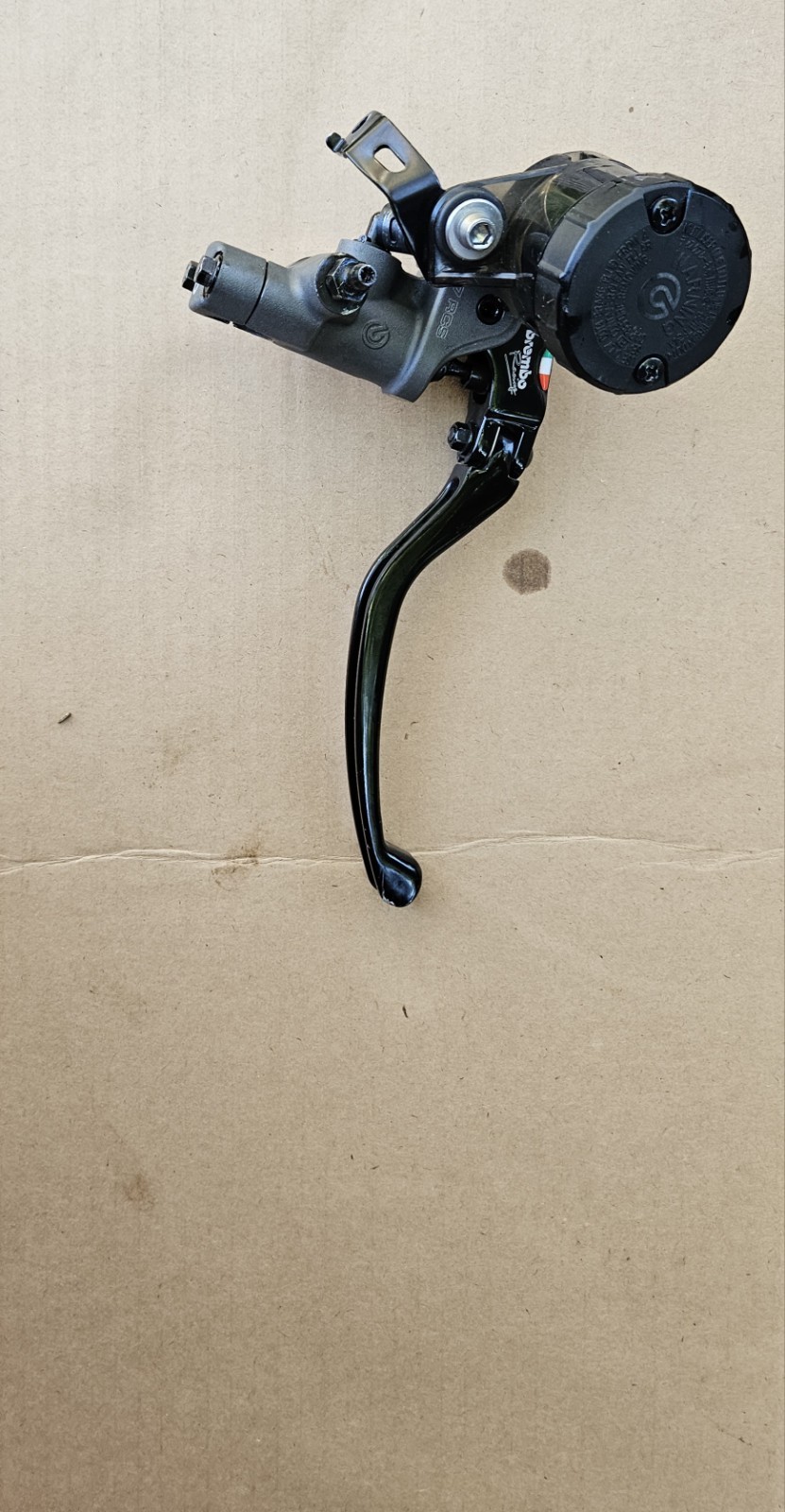 BREMBO 17 RCS FRONT BRAKE MASTER CYLINDER AND BREMBO LEVER GENUINE