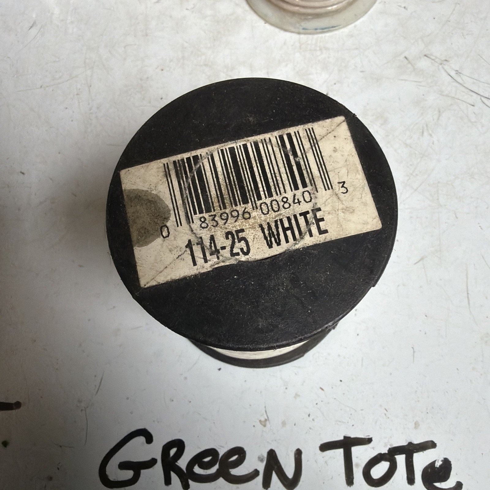 Mize And Company 14 Gauge Jiffy Spoil White Wire, 25 Ft Spool, NOS Sealed