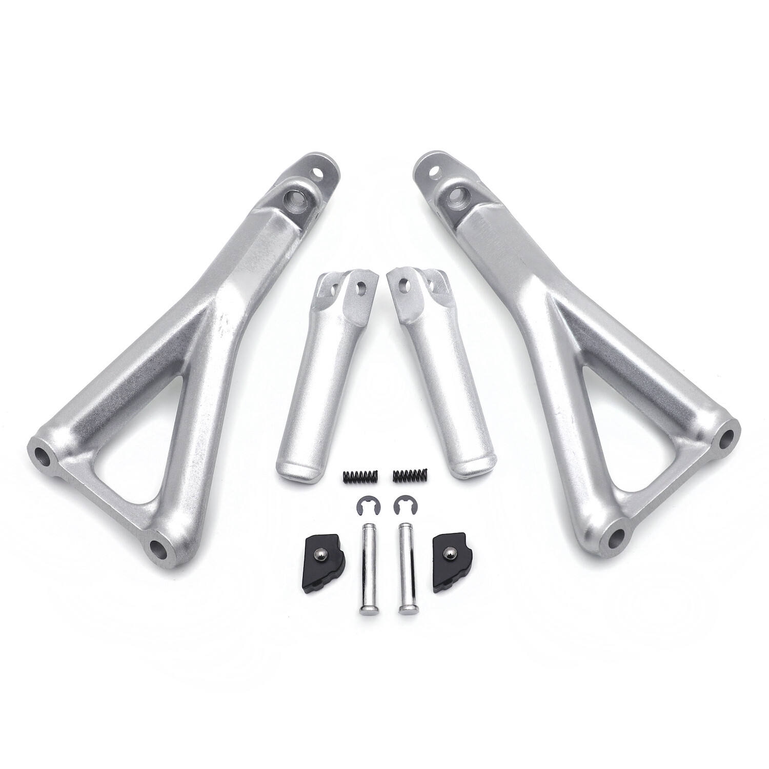 Silver Rear Passenger FootPeg Bracket Pedal For 2018-2020 Ducati Panigale V4/S