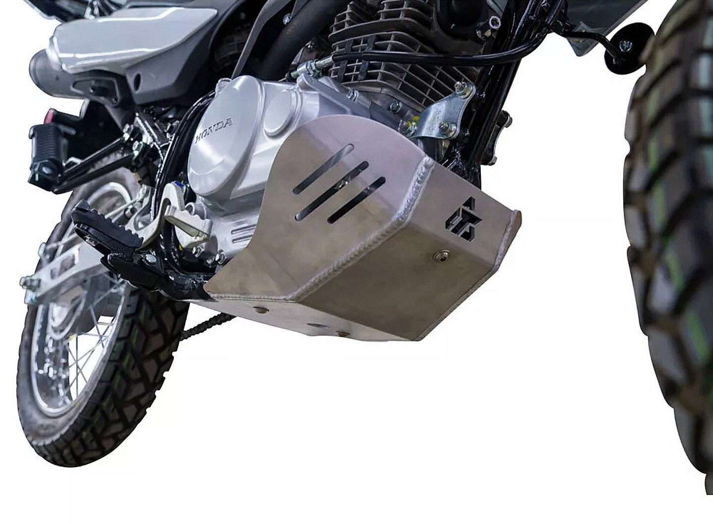 Tusk Aluminum Skid Plate For Honda XR150L 2023-2025 With Hardware