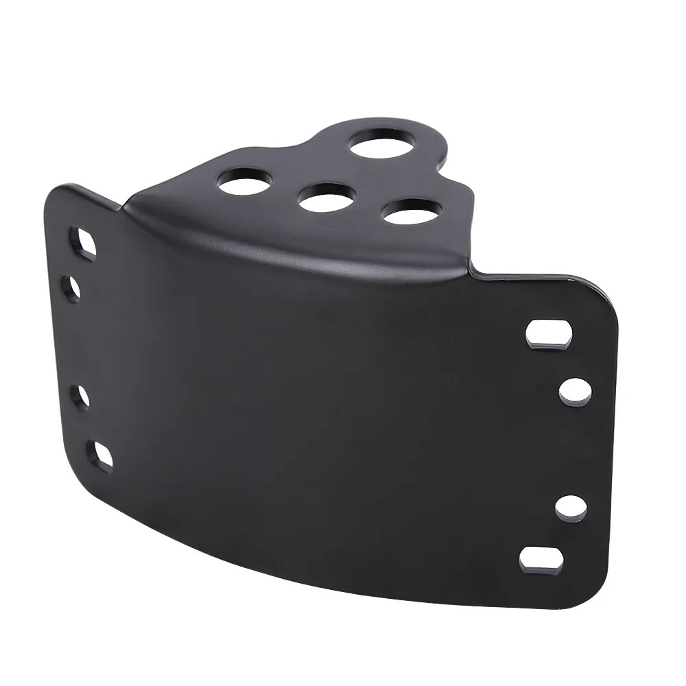Side Mount License Plate Bracket Motorcycle Tail Light Holder 3/4” For Harley
