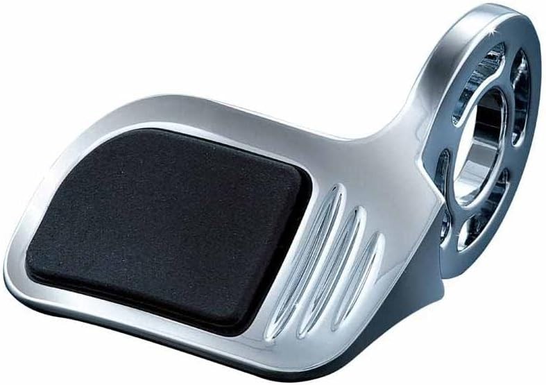 ISO Contoured Throttle Boss Motorcycle Handlebar Grip Accessory: Universal