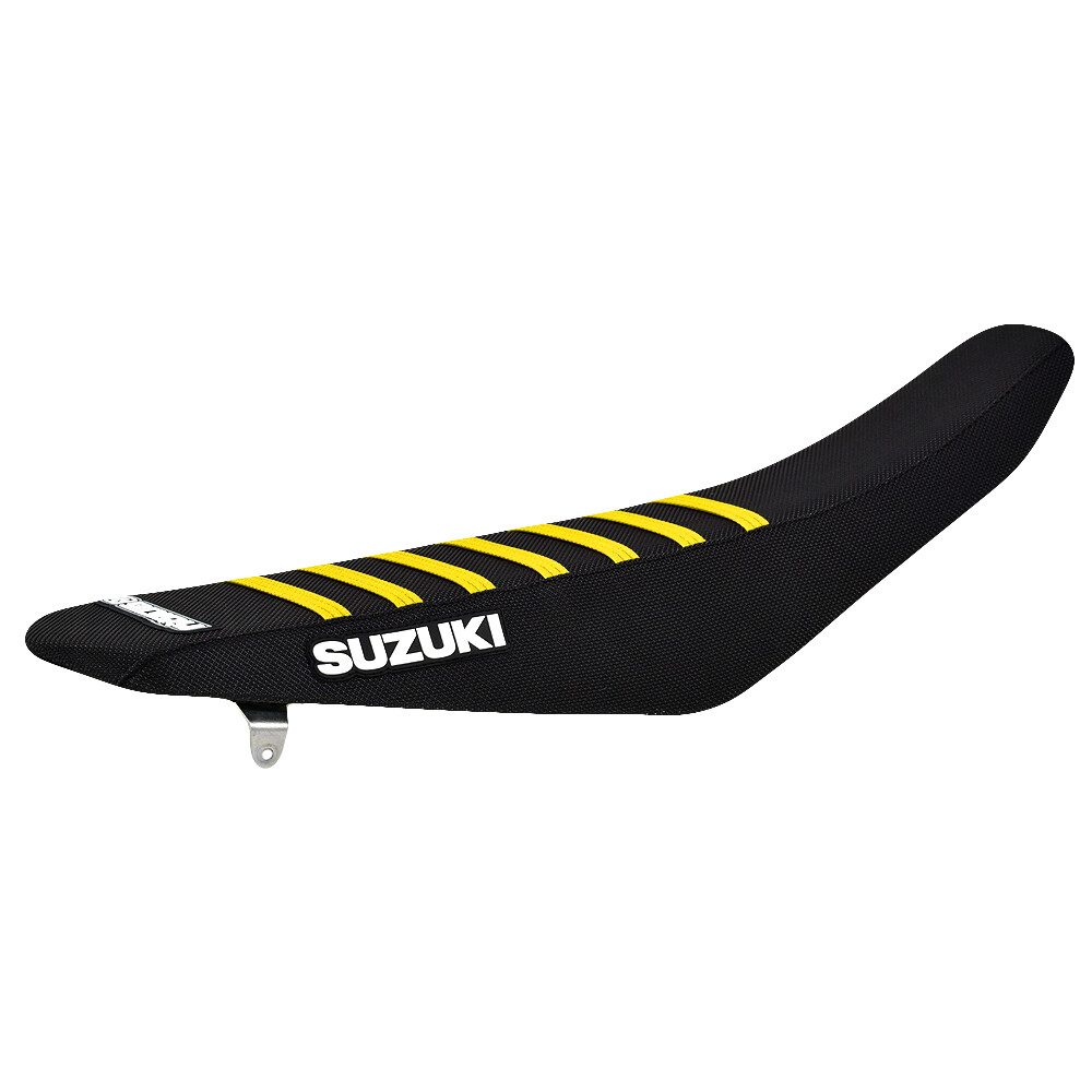2008 – 2017 Suzuki Rmz 450 Seat Cover Fits ALL BLACK / YELLOW RIBS LOGO #42