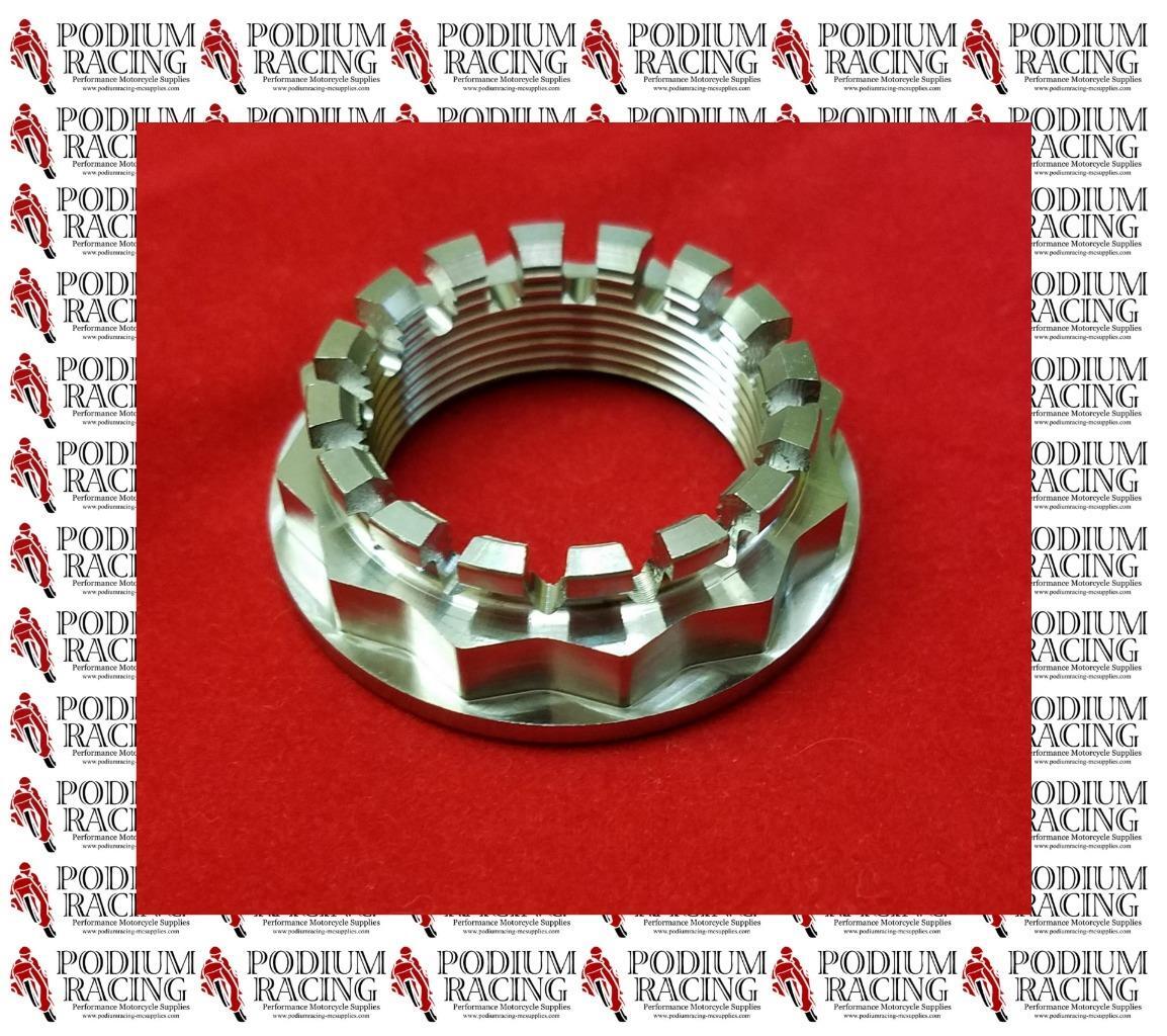 DUCATI 748 916 996 998 SILVER TITANIUM REAR AXLE NUT SPROCKET SIDE 12 POINT