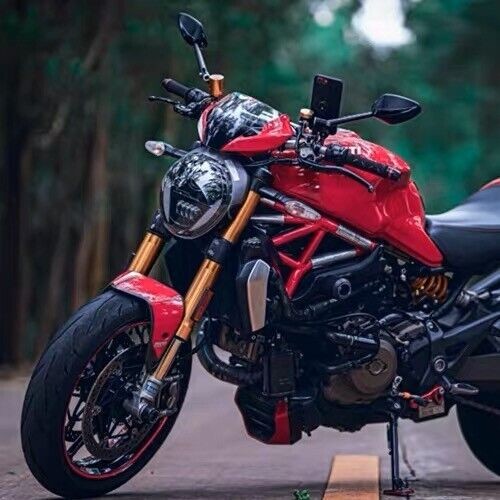 LED Headlights Assembly W/ DRL For Ducati Monster 821 1200 1200R 1200S 2014-2017