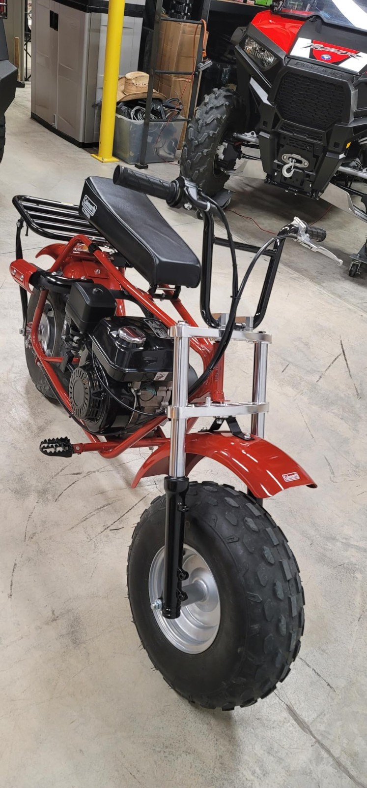 Red 7/8″ Handlebar 10.5″ Rise Crossbar Fits Motovox MBX10 MBX11 Mini Bike Parts