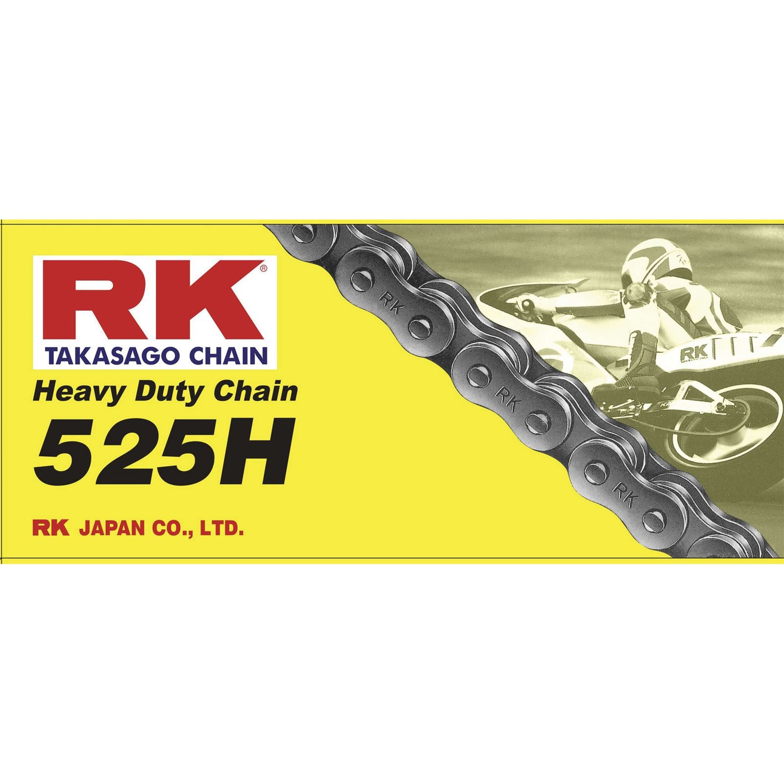 RK Chain 525H RK-M Heavy-Duty Chain Rk-M X 120 Natural 525H-120