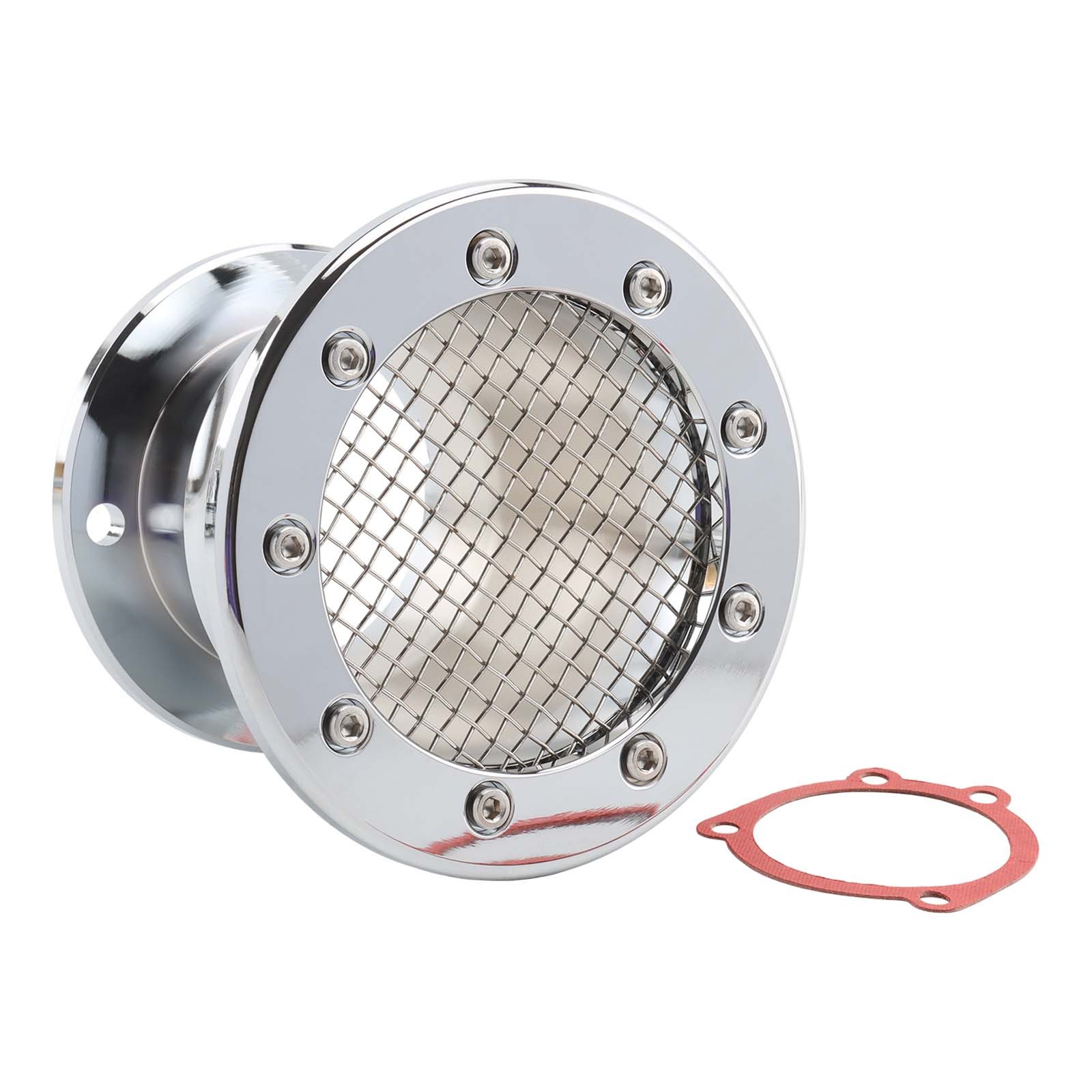 Chrome Velocity Stack CV Carb Carburetor Air Intake Cleaner For Harley Dyna FXST