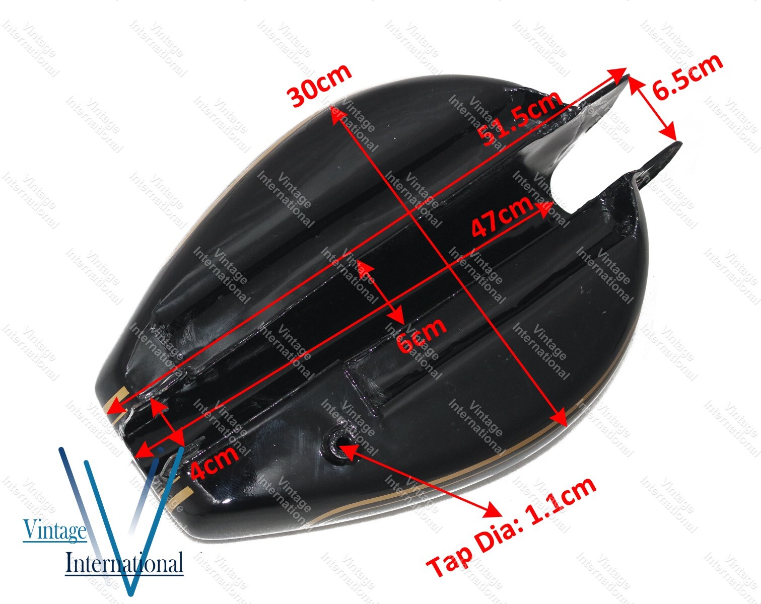 Fits For Royal Enfield Bullet 350 Standard Petrol Fuel Tank & Tool Box Set