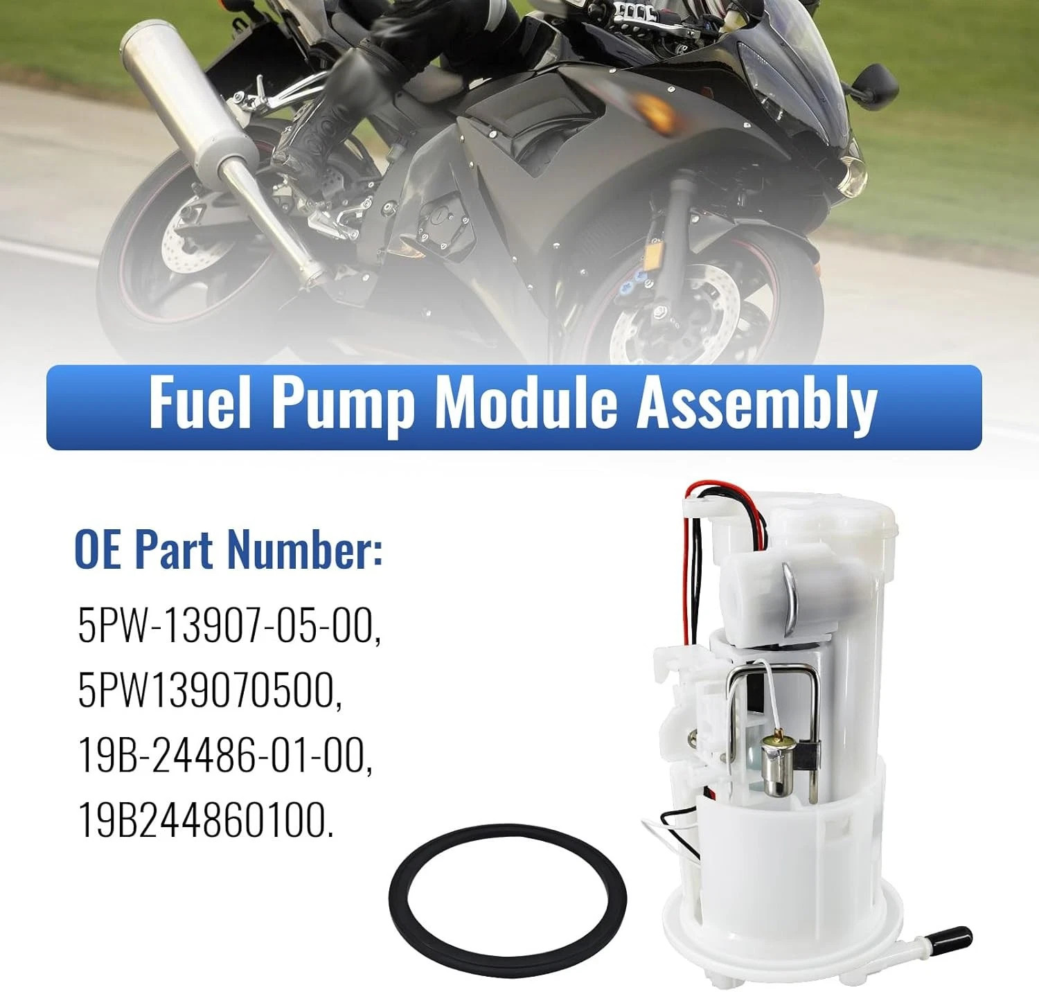 Fuel Pump Assembly For Yamaha YZF-R6 2003-2005 YZF-R1 2002-2006 19B-24486-01-00