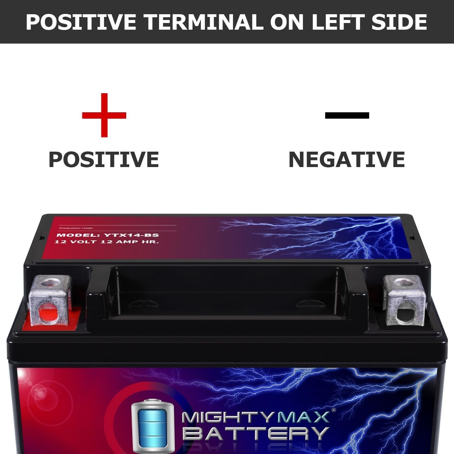 Universal Fit 12 Volt 12AH SLA Battery – High Performance for ATVs & Motorcycles