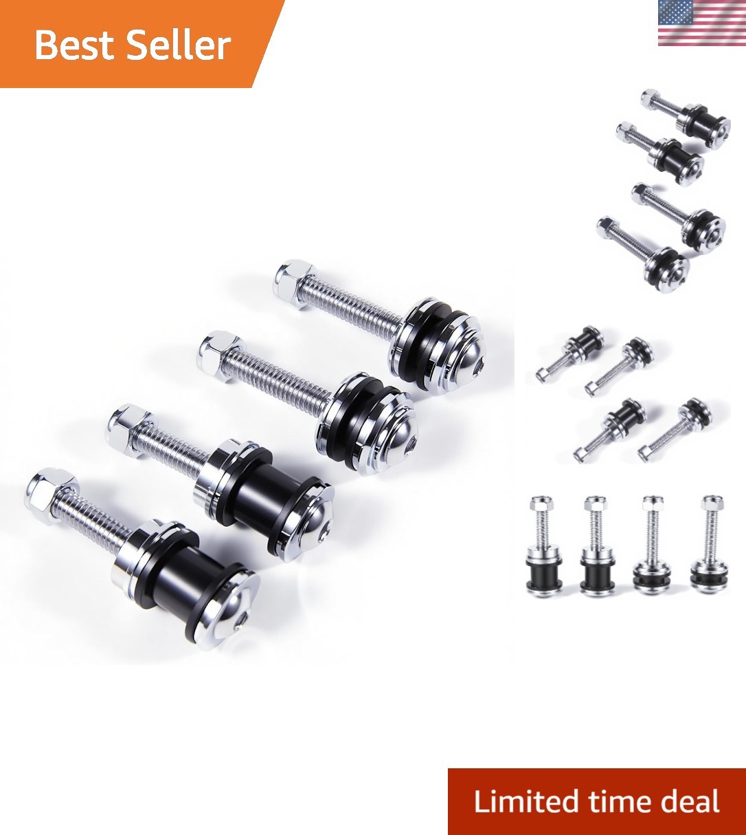 Harley Davidson Sissy Bar Docking Hardware Kit Compatible with XL 2004-2025 C…