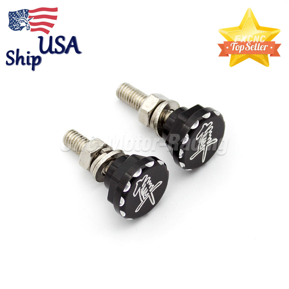 For Suzuki GSXR1300/Hayabusa 1999-2018 2017 2016 2015 License Plate Screw Bolts
