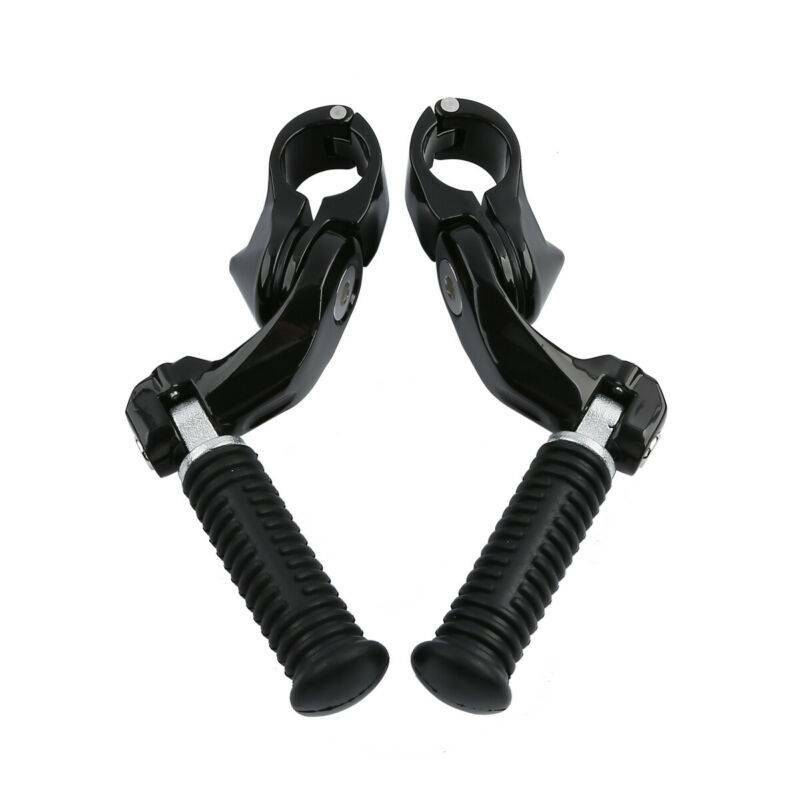 1.25″ 32mm Short Angled Adjustable Highway Foot Pegs Fit For Harley Touring