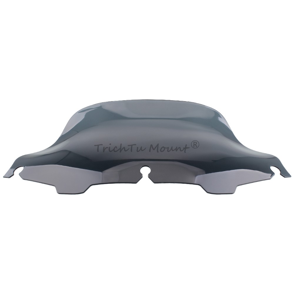 Smoke 8″ Wave Windshield Windscreen For Harley Electra Glide Classic EFI FLHTCI