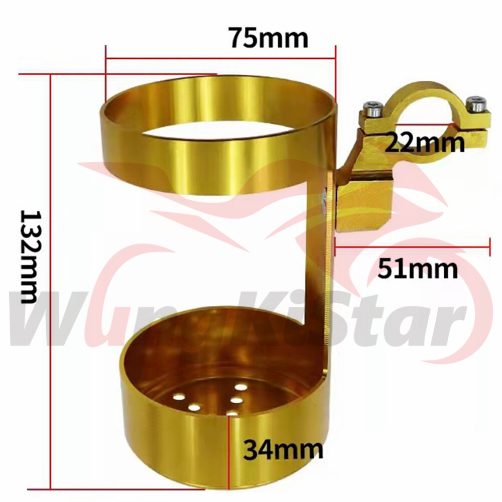 Handle Bar Water Bottle Cages Silver Water Bottle Holder For Motorcycle Scooter