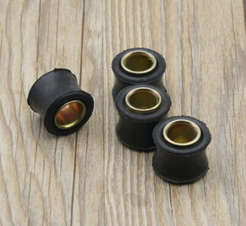 Motorcycle Rear Shock Absorber Rubber Bush Ring Bike Spare Part 14mm 4PCS