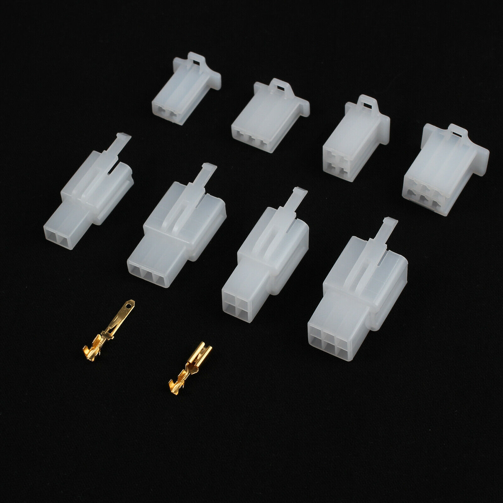380PCS Motorcycle Connector Wiring Loom Automotive Harness Terminal Repair Set