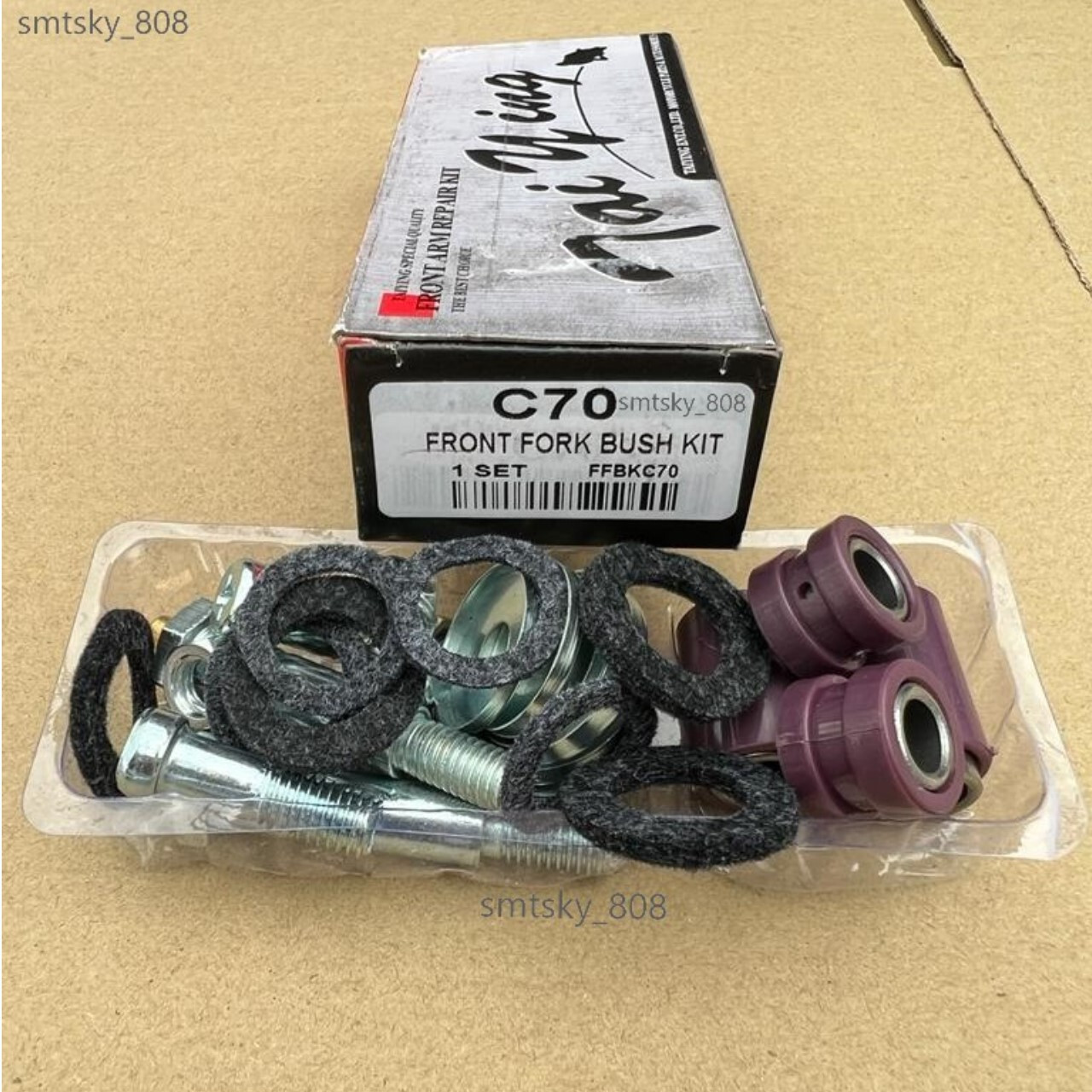 HONDA CUB 70 50 PASSPORT C70 C90 C50 C100 C90 REBUILD FRONT FORK ARM REPAIR KIT