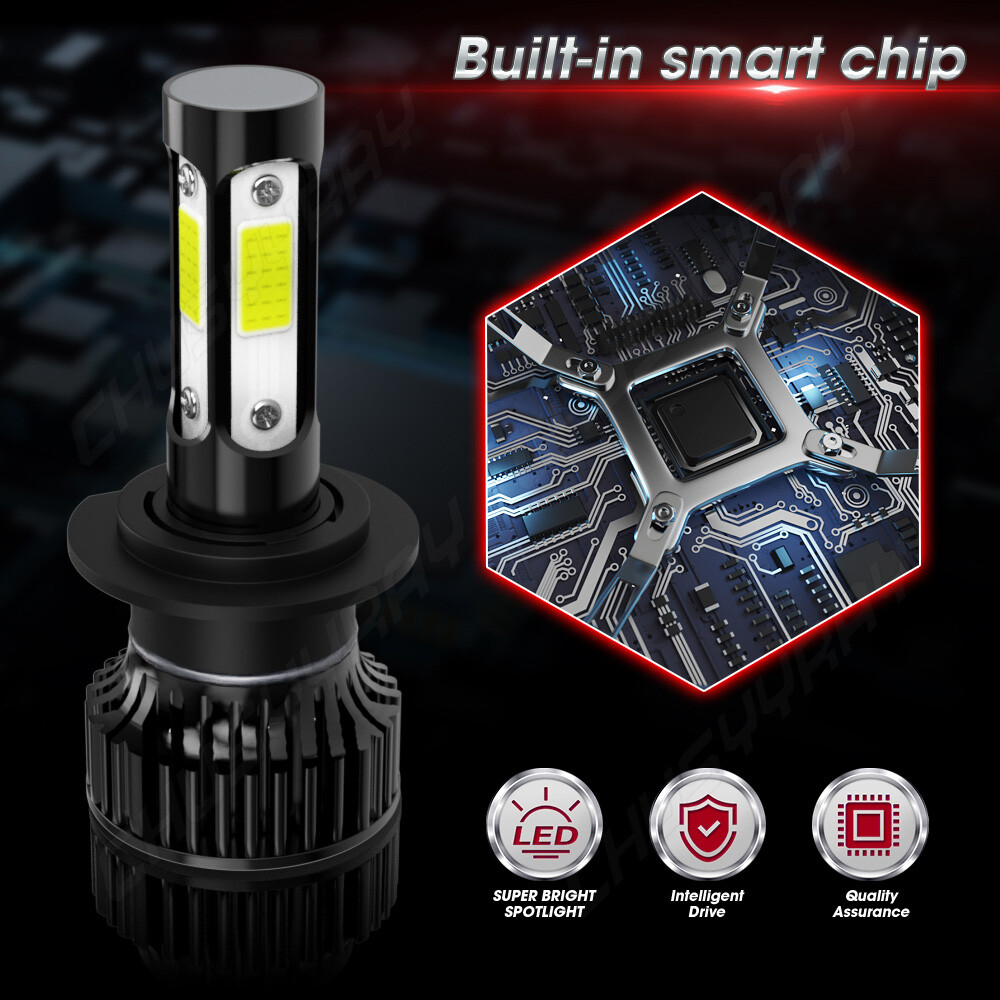 For Honda CBR1000RR 2004-2019 H7 Motorcycle LED Headlight Bulbs Super Bright 2pc