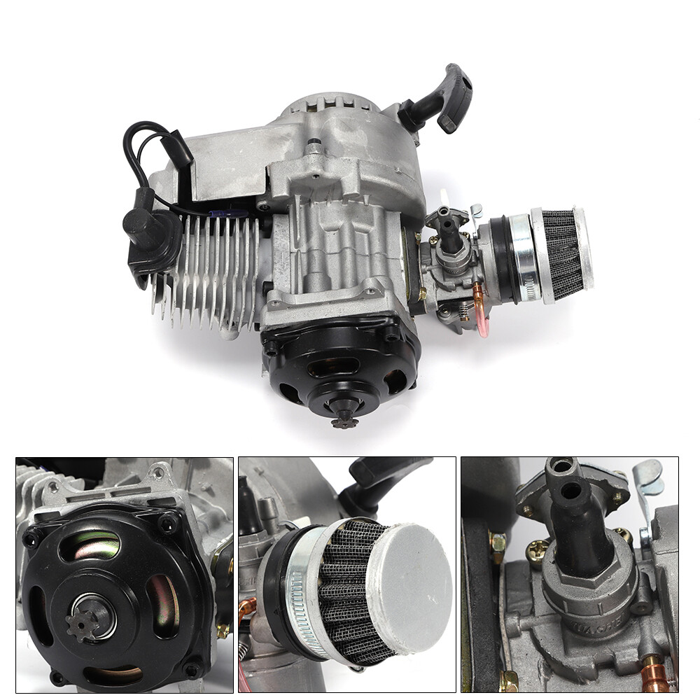 49cc 2 Stroke Engine Motor Pull Start For Pocket Bike Mini Dirt Bike ATV Scooter