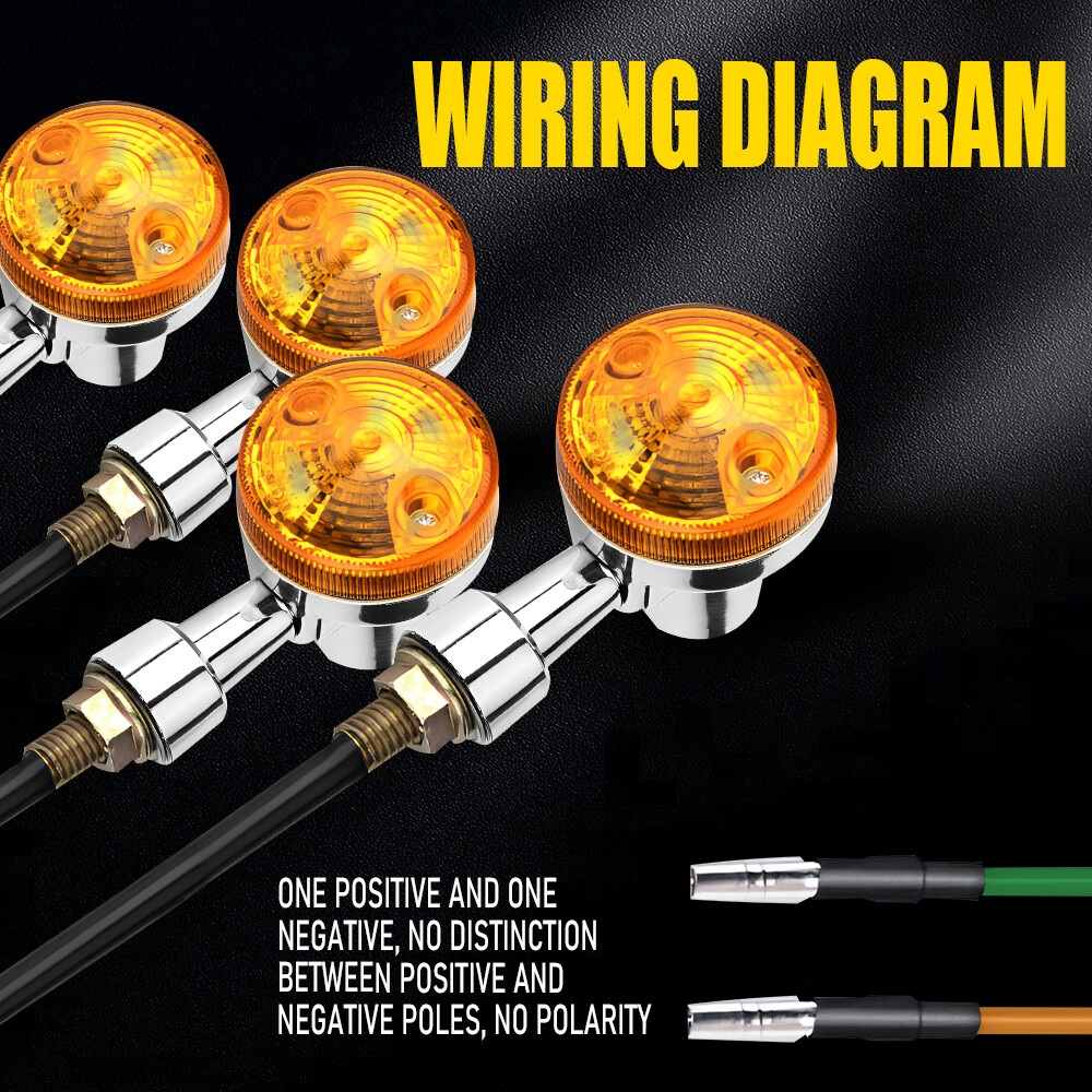 4x Amber Turn Signal Blinker Light For Suzuki Boulevard C109R C50 S 40 50 83