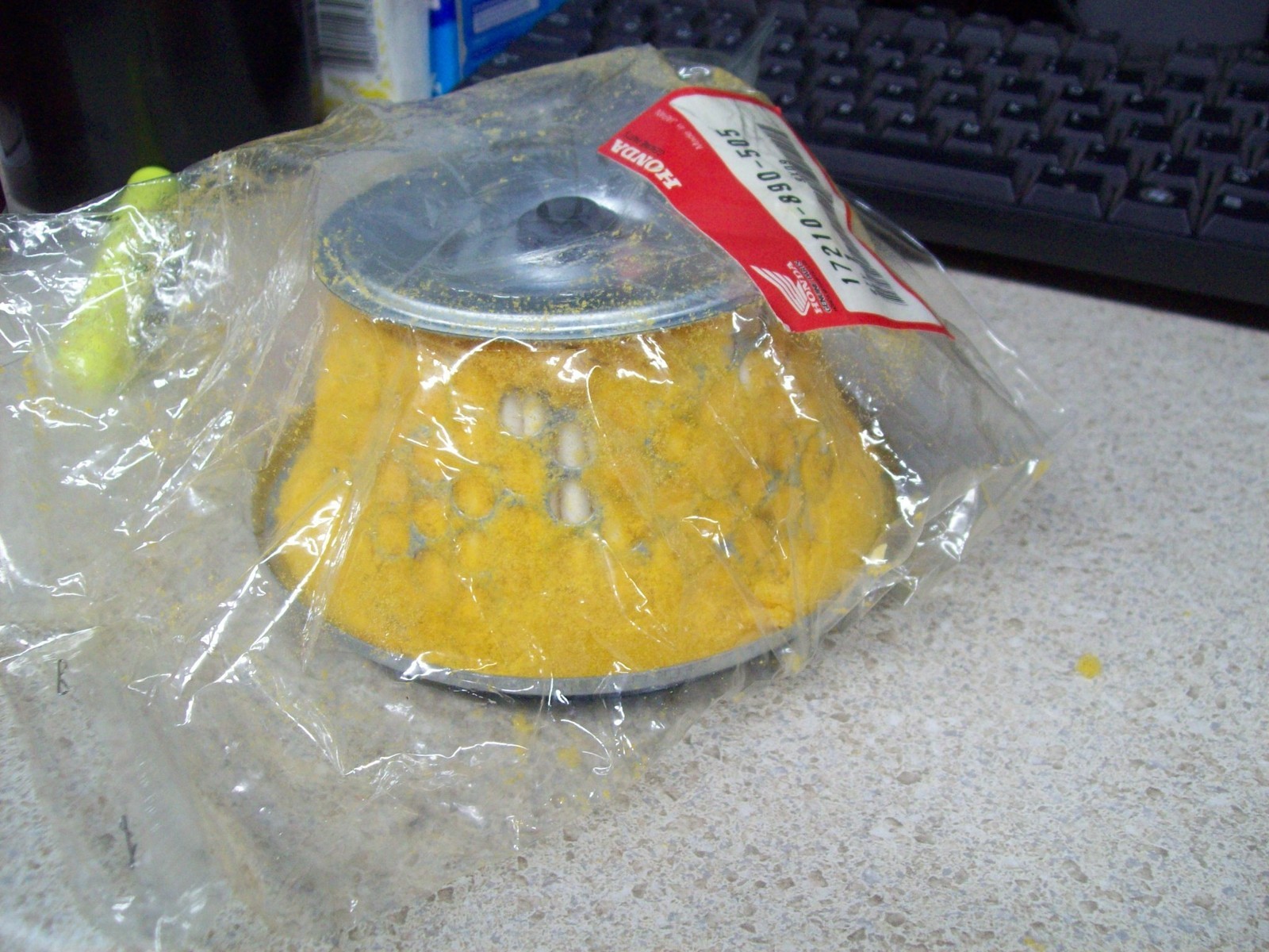 NOS OEM Honda Air Filter 4.7×4.7×2.4 Inches 17210-890-505