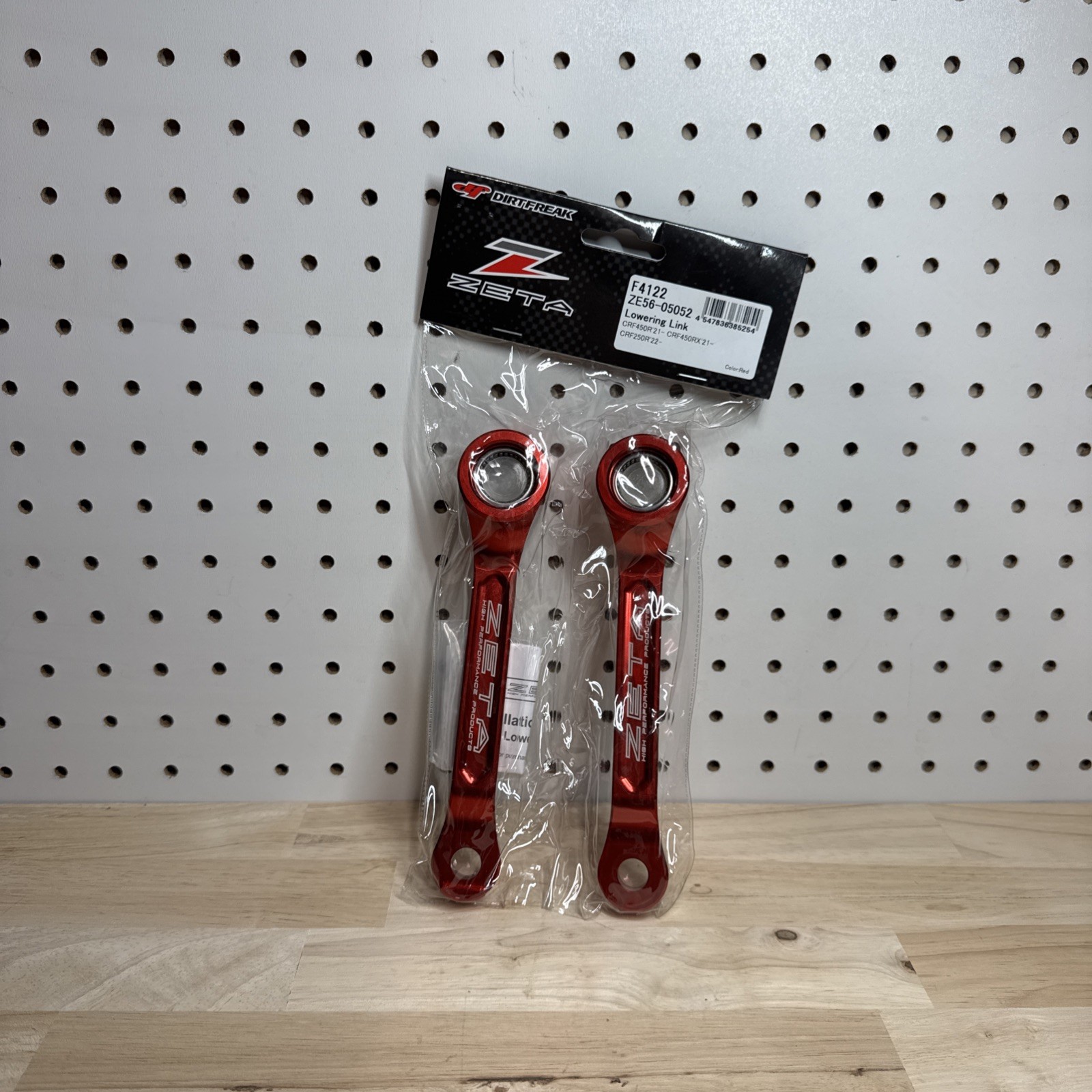 ZETA Lowering Link – Red ZE56-05052 CRF 450R 21- CRF250R 22- Honda Red