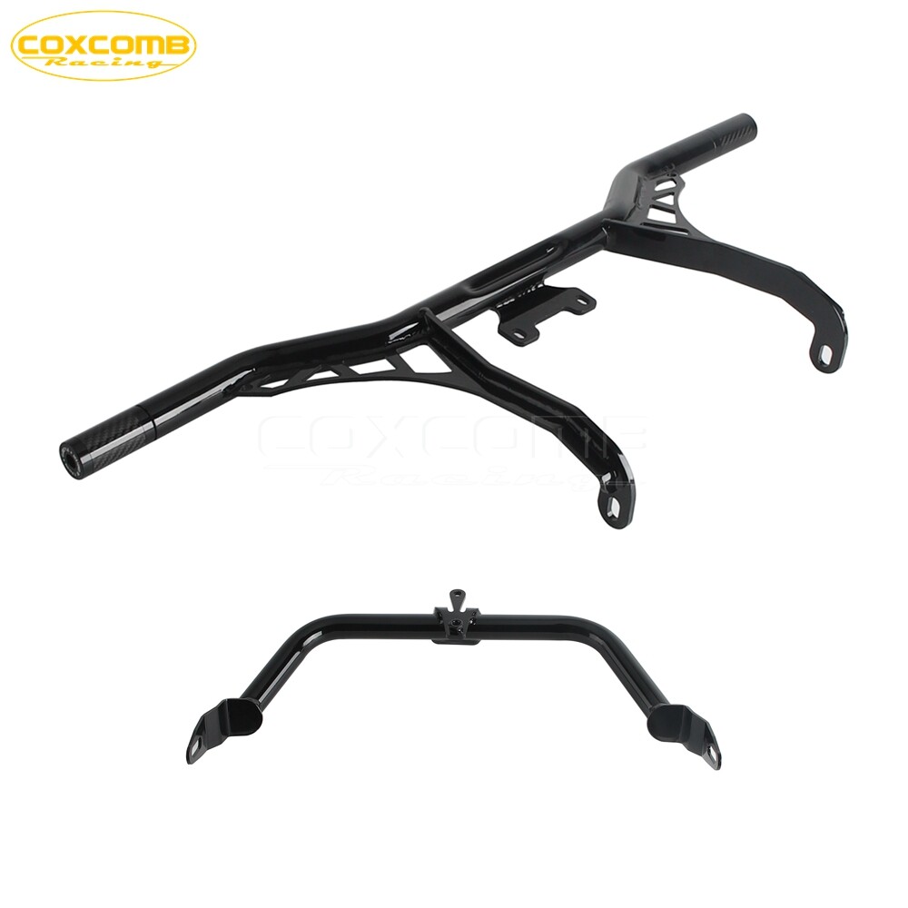 Engine Guard Crash Bar w/Fairing Support Kit For Harley Road Glide ’15-up FLTRK