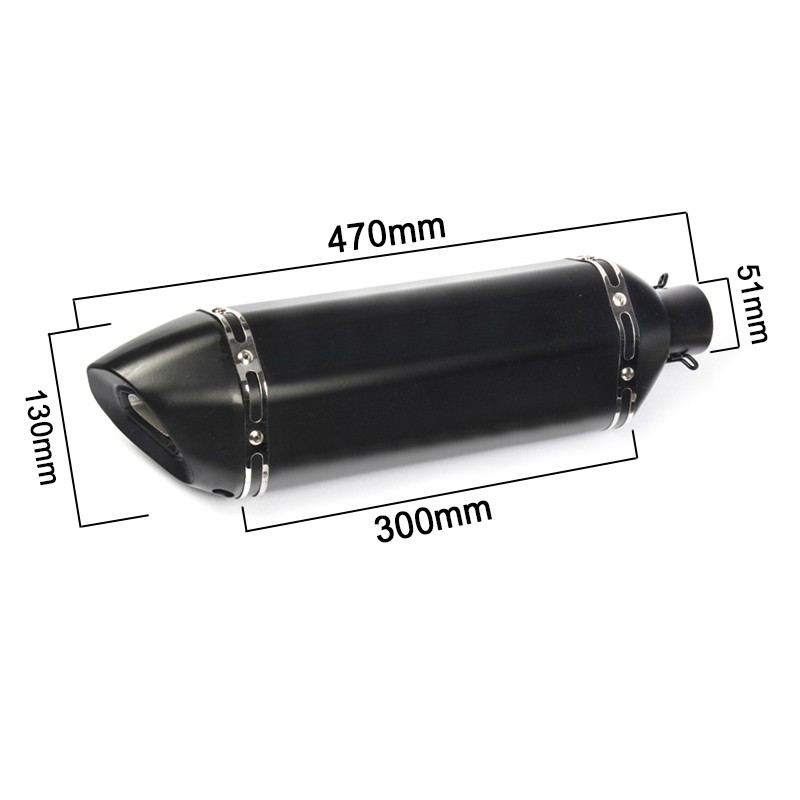 Z1000 2010-2025 For Kawasaki Ninja 1000 Exhaust Tips Mid Link Pipe Black Muffler